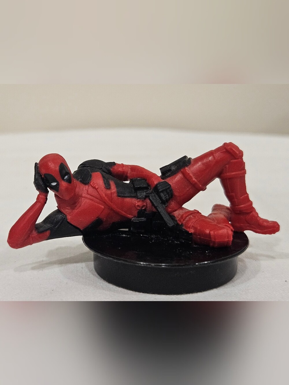 Snapco Lid Cup Topper Promo Movie Deadpool laying down hard to find